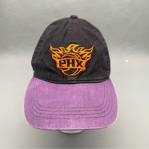 Phoenix Suns Hat Cap Flex Fit Black Adjustable Cotton Basketball Embroidered